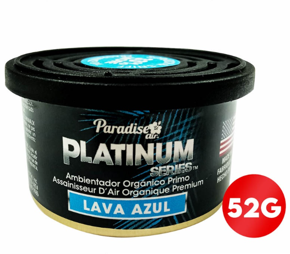 Paradise Air Platinum Series Air Freshener 52g (Blue Lava)