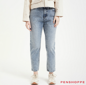 Penshoppe Vintage Slim Jeans For Women Powder Blue