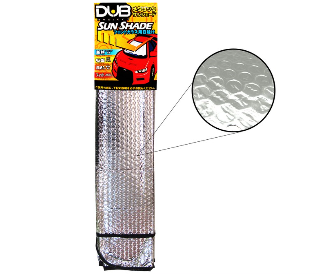 Dub Bubble Type Sun Shade (Silver) for Toyota, Mitsubishi, Honda, Hyundai, Ford, Nissan, Suzuki