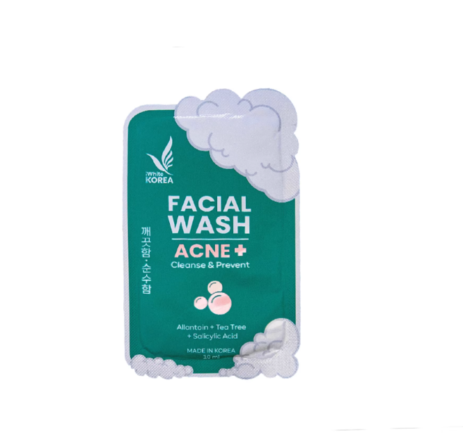 I White Korea Facial Wash Acne+ Cleanse Prevent 10ml