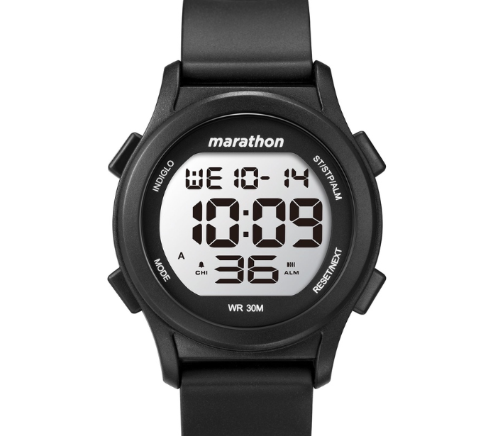 Timex Marathon Black Resin Digital Watch For Men TW5M43600