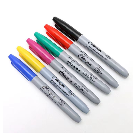 Tattoo Marking Pen Waterproof Tattoo Marker Positioning Pen (6pcs)