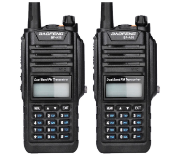 Baofeng BF-A58 UHF VHF 5W Waterproof Walkie Talkie SET OF 2 (Black)