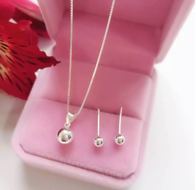 Stud Set Genuine Italy 92.5 Silver Korean Fashion Accessory