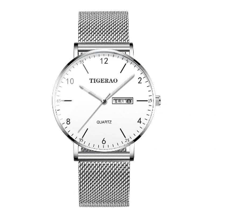 Ultra Thin Watch For Men Mens Water proof Quartz Authentic Leather Original Waterproof Simple Watch Steel Belt Fashion Korean Watch 9