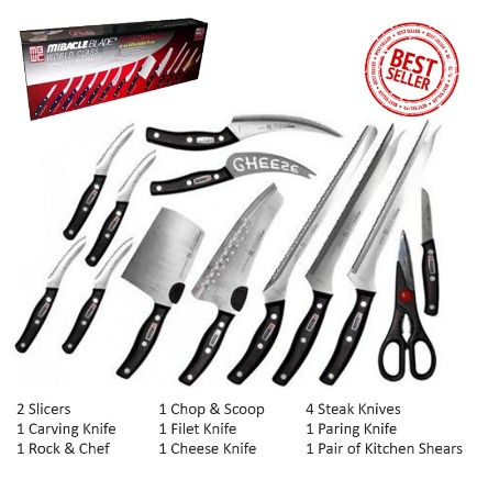 Miracle Blade Complete 13-Piece Knife Set