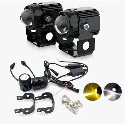 Mini Driving Light White Yellow 1pair Universal V1 High Quality