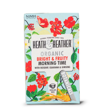 Heath & Heather Bright  & Fruity Organic Tea 20 Bags
