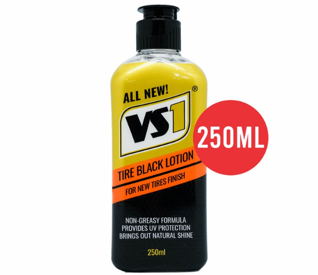 VS1 Tire Black Lotion 250ml- Tire Protection, Tire Black Shine