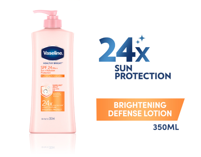Vaseline Healthy Bright SPF24 Sun+Pollution Protection 350ML