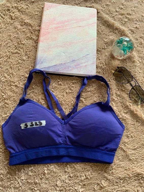 Blue Sport s Bra Small