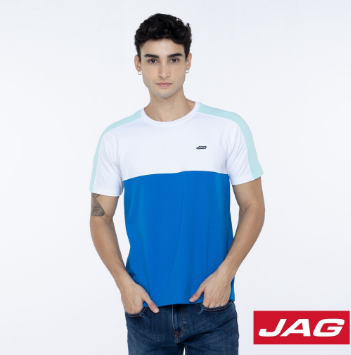 Jag Men's Basic Tee w/ Cut & Sew 31C72001