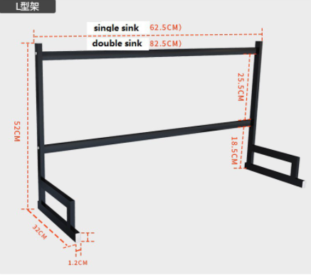 Stainless Steel Kitchen Shelf Rack Dishwasher Chopstick Rack