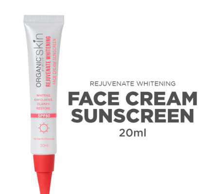 Organic Skin Japan Rejuvenate Whitening Face Cream Sunscreen 20ml Rejuvenating Rejuv
