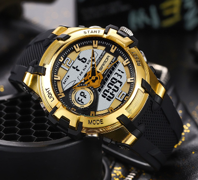 Men Sport Watch Waterproof Analog Military Fashion LED Digital Multi-function Men's Watch