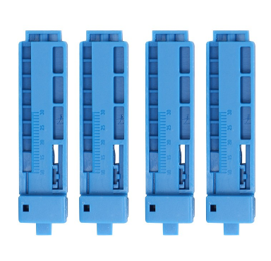 10Pcs 2 in 1 Fiber Optic Cable Stripper Optical Fiber Cutting Guide