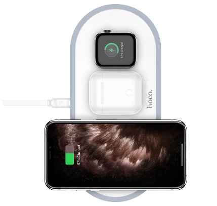 HOCO Original Cw24 Cw33 3 In1 Wireless Charger Stand For Iph 13 Pro Max 12 Xr Xs Phones Airpods