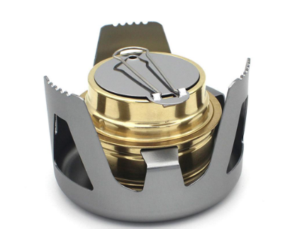 Copper Alloy Portable Mini Ultra-light Spirit Burner Alcohol Stoves Outdoor Camping Hiking Stoves Furnace