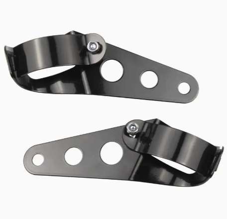 2pcs Universal Motorcycle Headlight Brackets Aluminum Alloy Black Headlight Bracket 31-39mm For Motorcycle Accessories