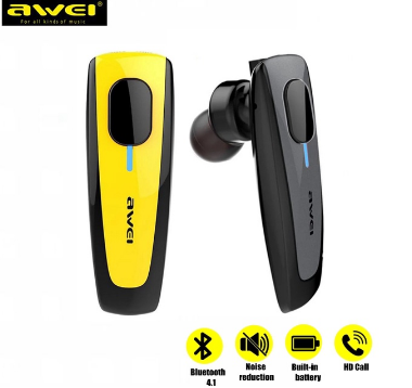 Awei N3 Bluetooth Headset Earphone Earbuds