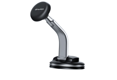 Awei X45 Suction Cup Bracket Magnetic Adsorption Car Phone Holder 360° Windshield Dashboard Stand