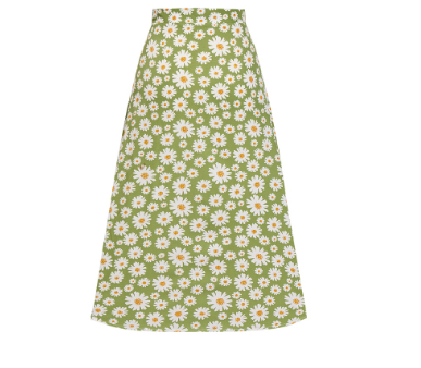 Lovito Women Boho Ditsy Floral Pattern Skirts L74ED222