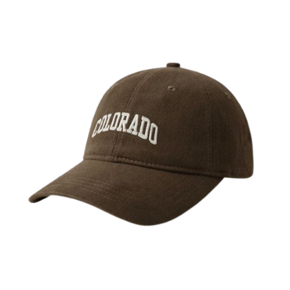 Lovito Women Embroidery Hats LNA28242 (Coffee)