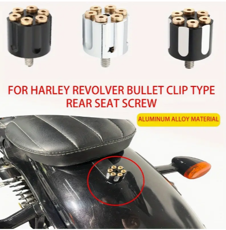For Harley 883 Glide Street Fighter Road Master S Cushion Hand Twist Quick Removal Universal Nut Screw Modification Accessories