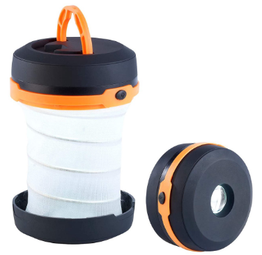 Camping Lamp LED Flashlight Portable flashlight Outdoor camping mini retractable folding tent lamp