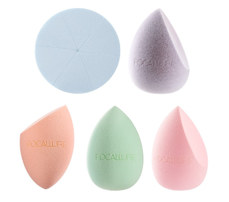 FOCALLURE Matchmax Soft Makeup Sponge Latex-free and Multifaceted Versatile Damp&Dry Use