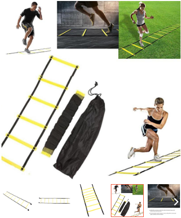 Footwork Agility Football Coordination Workout Fitness Exercise Ladder Rope Football Basketball Training Equipment