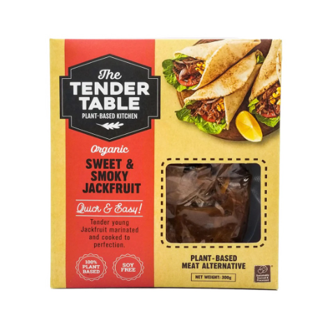 The Tender Table Organic Vegan - Sweet & Smoky Jackfruit Meal 300g
