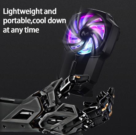 Ready Mobile Phone Radiator Fl05 Portable Mobile Phone Cooler Mobile Phone Live Game Cooling Fan Gaming Cooler Mobile Phone Air-Cooled