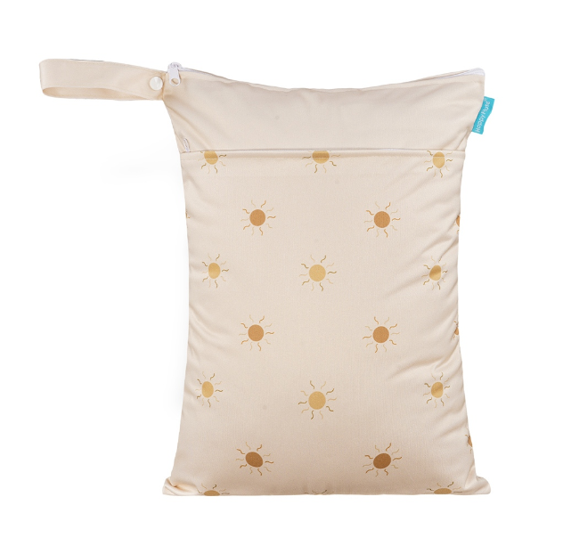 Happyflute Wetbag For Baby Diapers Nappies Waterproof Reusable Diaper Bag With Two Zipper 30cmx40cm S18
