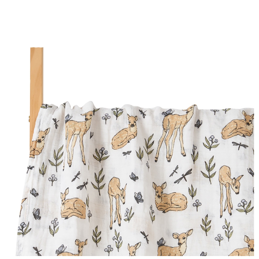 Happy Flute Baby Muslin Swaddle Cotton Soft Baby Blanket For Newborn Baby Wrap Sleepsack Bath Towel 120x110CM c33