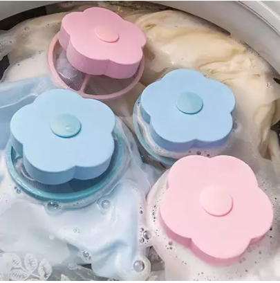 DHD Home Floating Lint Hair Catcher Mesh Pouch Washing Machine Laundry Filter Bag
