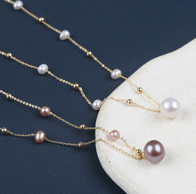 Natural freshwater pearl necklace for women