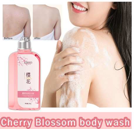 250ML Sakura Whitening Shower Gel Cherry Blossom Fragrance SkinCare Moisturizing Body Wash