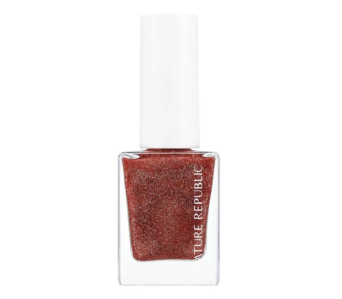 Nature Republic Color & Nature Nail Color 53 Ruby Sparkling