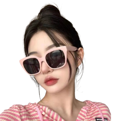 Lovito Women Basic Sunglasses LNA28273 (Pink)