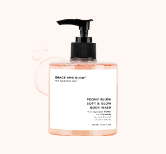 Grace And Glow Peony Blush Soft and Glow Solution Body Wash - Body Care Brightening Skin Ceramide