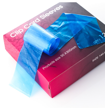 Disposable Tattoo Clip Cord Blue Plastic Covers Sleeves Cleaning Supply 20Pcs