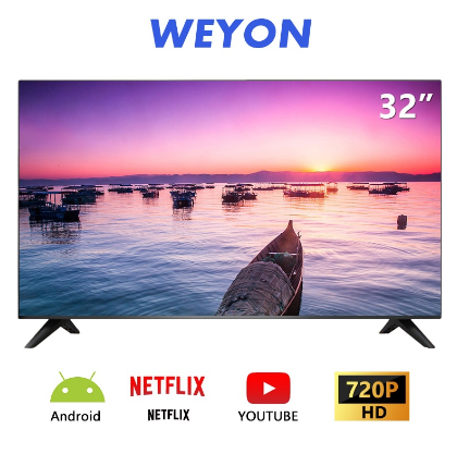 WEYON GINZA Smart TV 32 Inch HD LED TV Android TV Flat Screen Smart TV