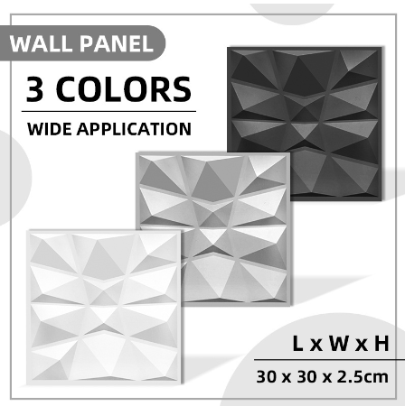 Wall Sticker PVC Panel Diamond Design Wallpaper Design Home 3D Wall Design