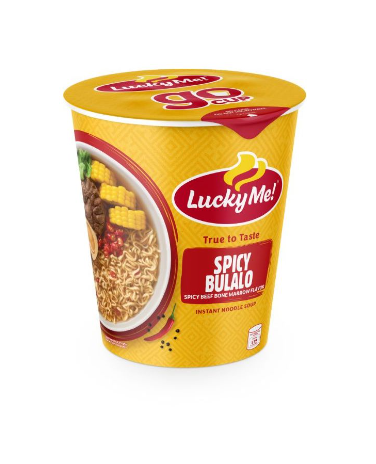 Lucky Me! Go Cup Instant Noodle Soup Spicy Bulalo 70g