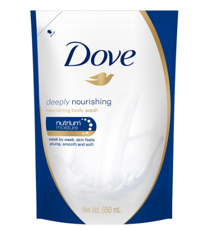 Dove Body Wash Deeply Nourishing 650ml Refill