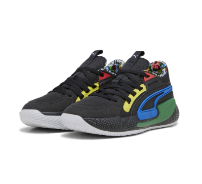 PUMA Unisex Court Rider Chaos Basketball Sneakers Black