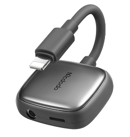 Mcdodo Lightning Audio Adapter Supports Call Game Microphone DC3.5mm Headphone Live MIC For iP 14 Pro Max 13 12 11 Xr 8 7 CA-274