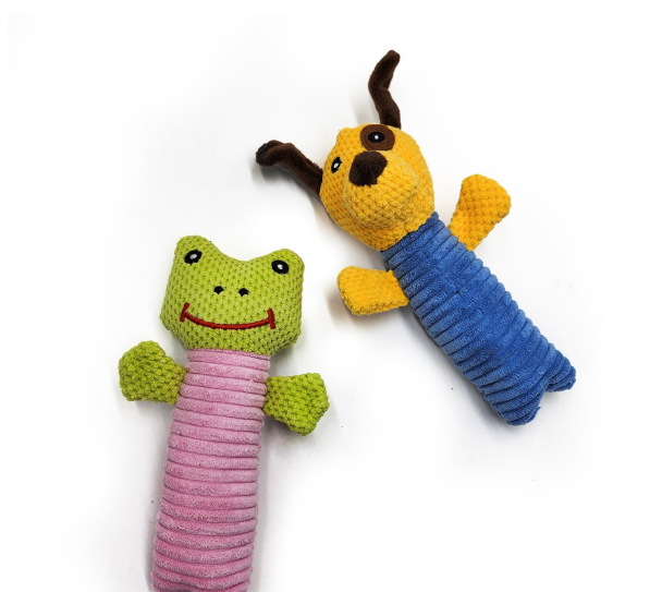 Dr Shiba Playtime Animal Friends Long Pet Toys -Polyester, Washable & Durable Dog Toys