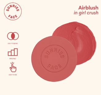 Sunnies Face Airblush [Cream Blush & Cheek Tint Girl Crush